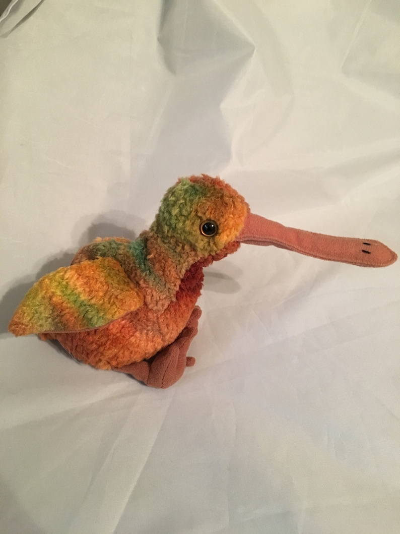 ty beanie babies beak the kiwi bird