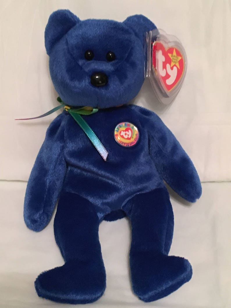 Retired 1998 CLUBBY BEAR TY Beanie Baby Pristine w Mint Tags