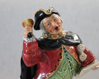 Vintage Doulton & Co. Limited Porclain Town Crier HN2119 Figurine