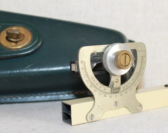 Keuffel & Esser Topographical Hand Held Sight Level with Leather Case