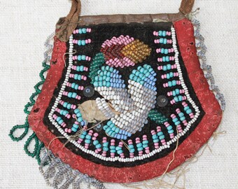 Antique Beaded Native American Purse