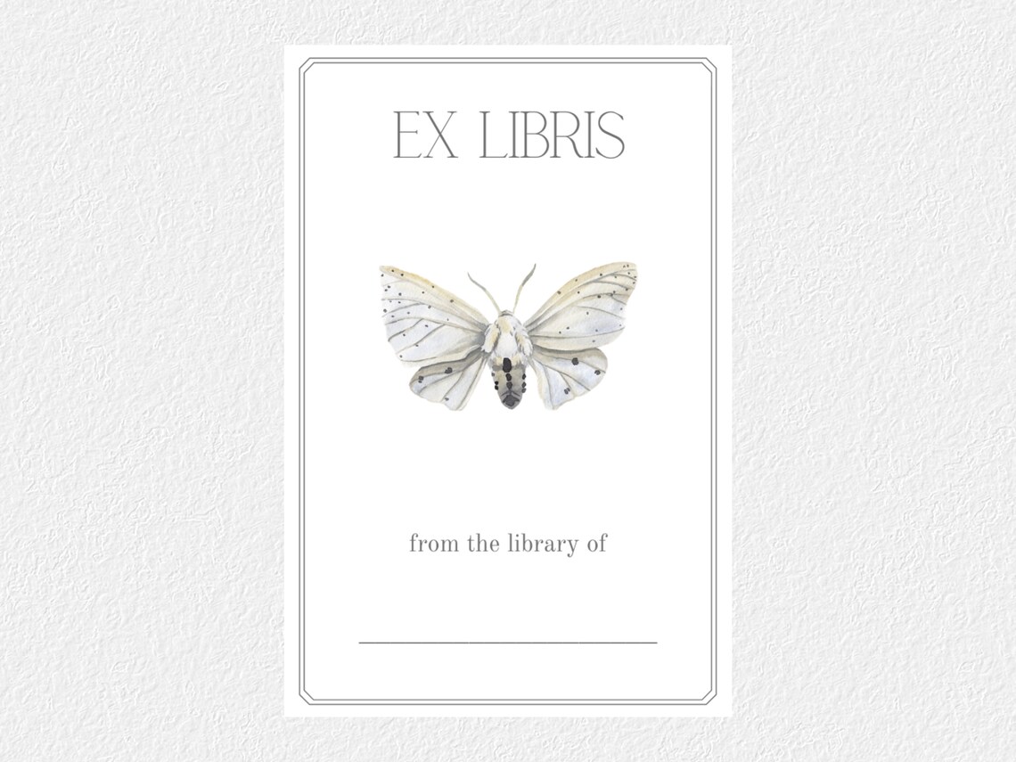 Printable Ex Libris Bookplates / Easy Instant Download / - Etsy