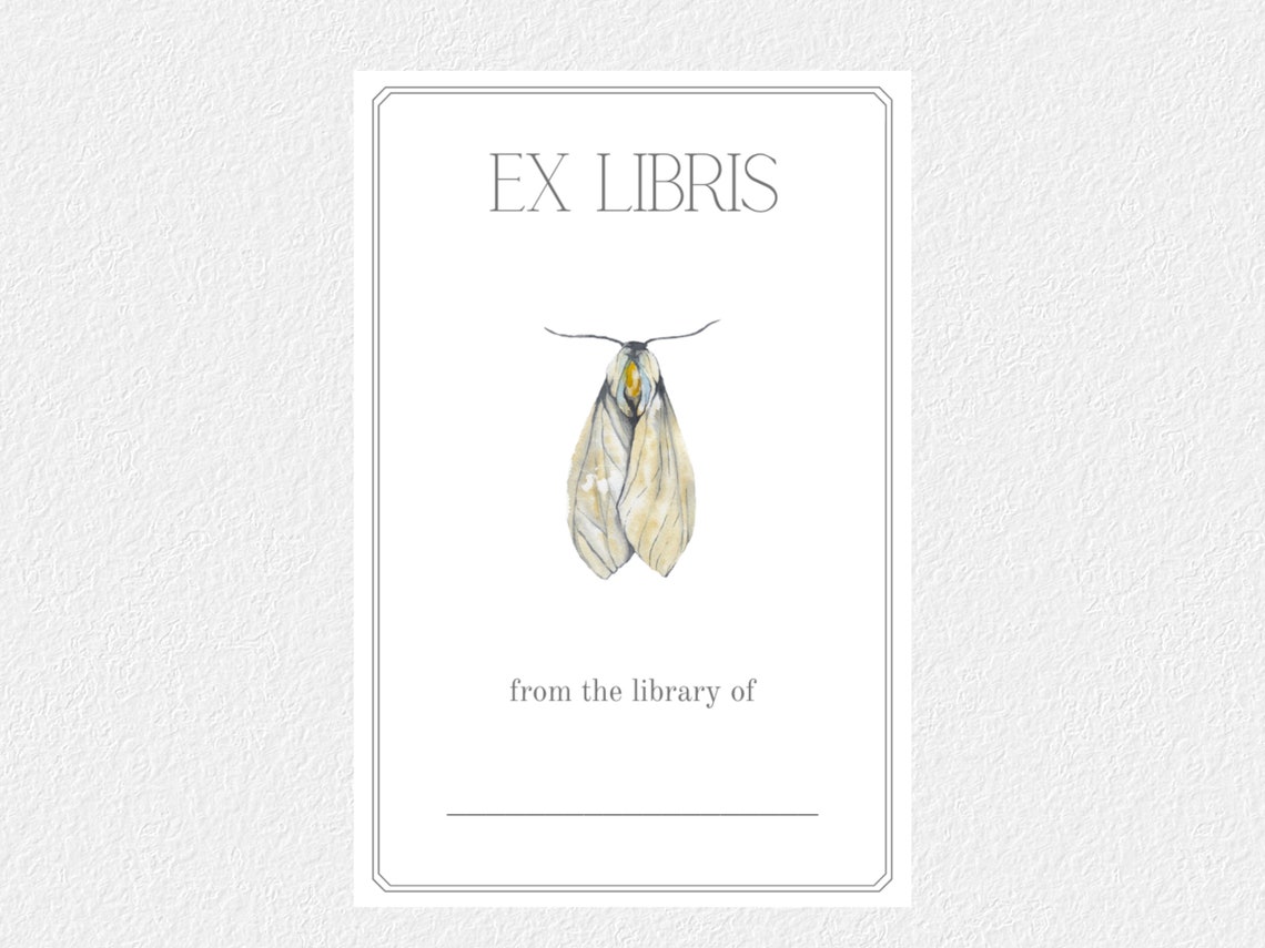 Printable Ex Libris Bookplates / Easy Instant Download / - Etsy