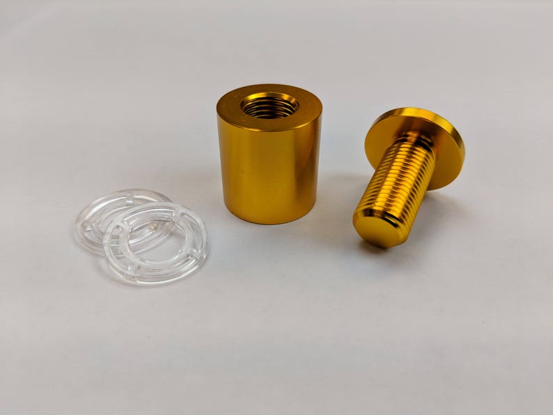 3/4 Gold Standoff Bolts For Acrylic Frame afbeelding 4