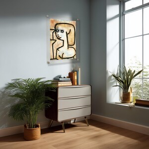 20x20 Acrylic Floating Frame Easy-Hang Square With Standoff Bolts