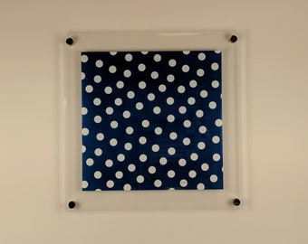 18x18 Acrylic Frame Easy-Hang Square With Standoff Bolts