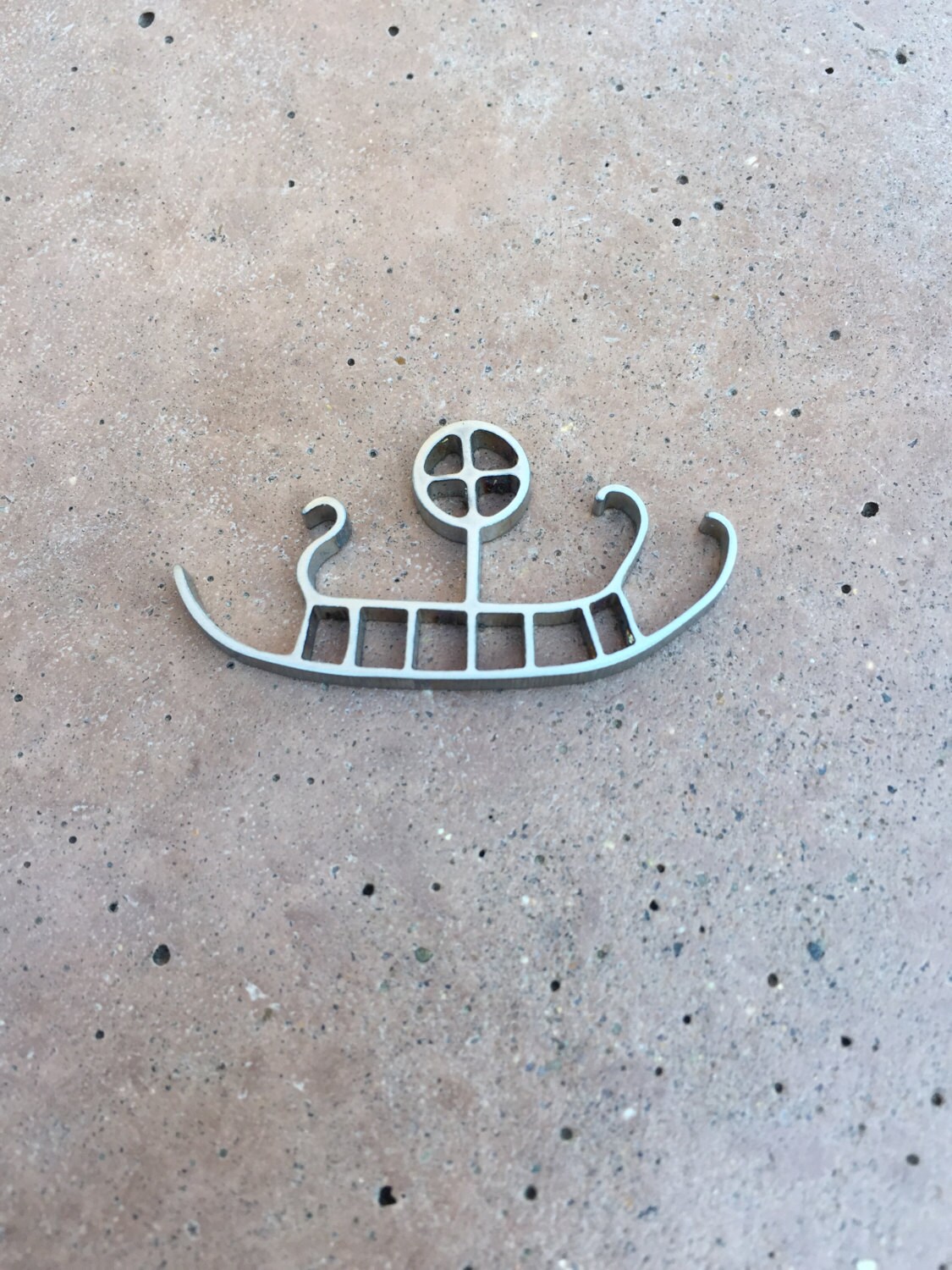 Helleristninger / Petroglyph Viking Ship With Sunwheel Pendant - Etsy UK