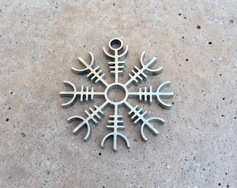 Aegishjalmur / Helm of Awe, version 1 pendant