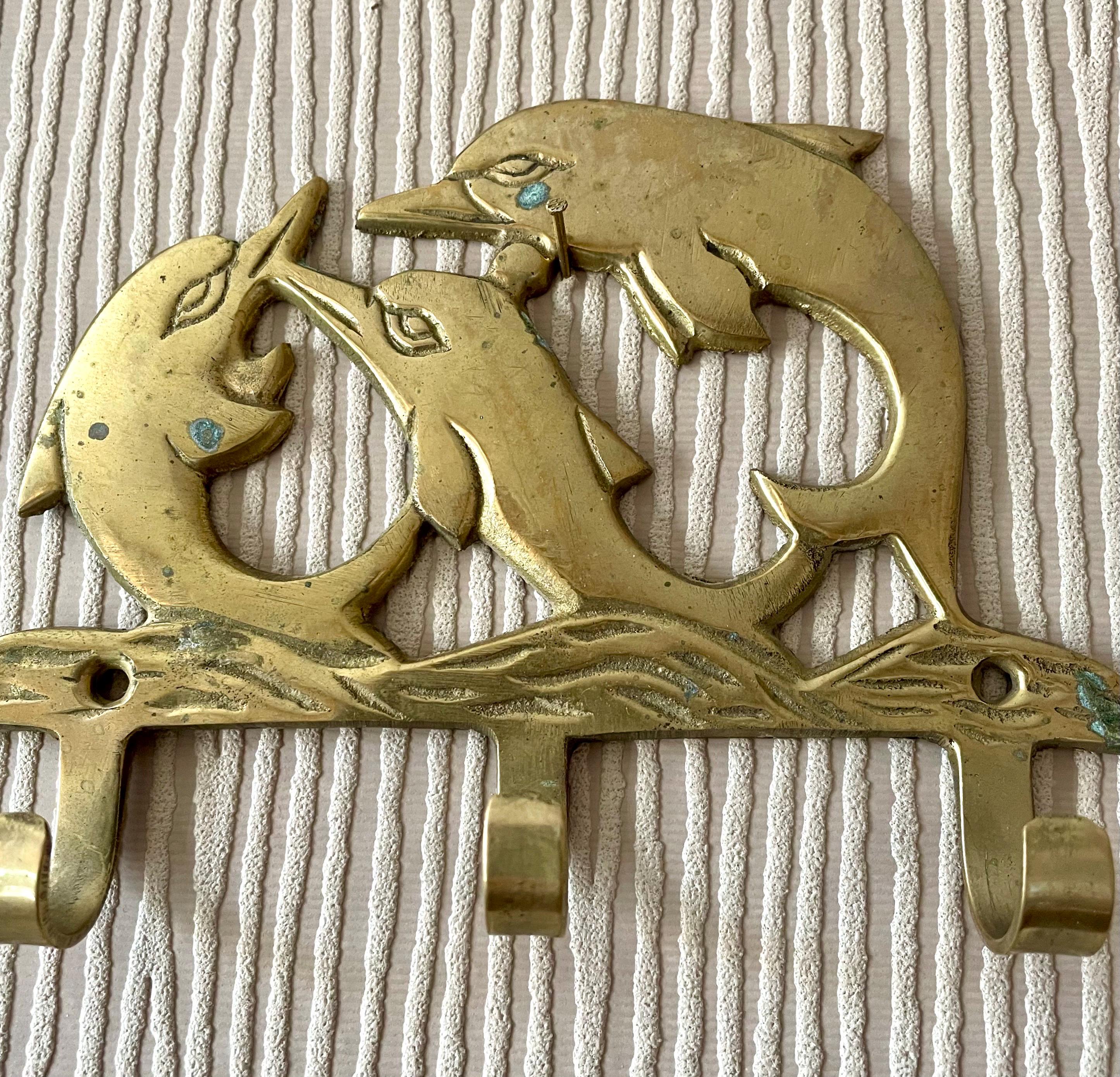 ヴィンテージ真鍮壁掛けフック。 - Etsy 日本