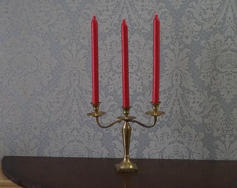 Vintage Brass Candle Holder, Vintage Brass Chandelier.