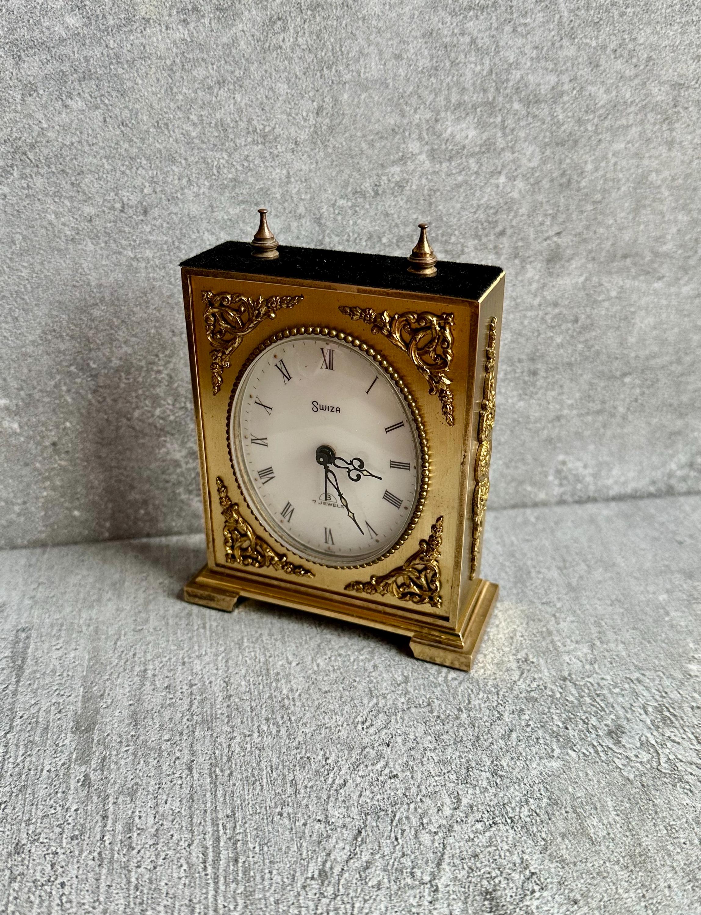 Swiza 7 Jewels Clock - Etsy
