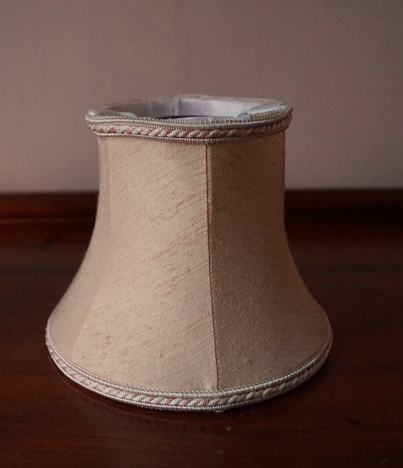 2 Vintage Small Chandelier Lamp Shades Clip on Lamp Shades. Etsy UK