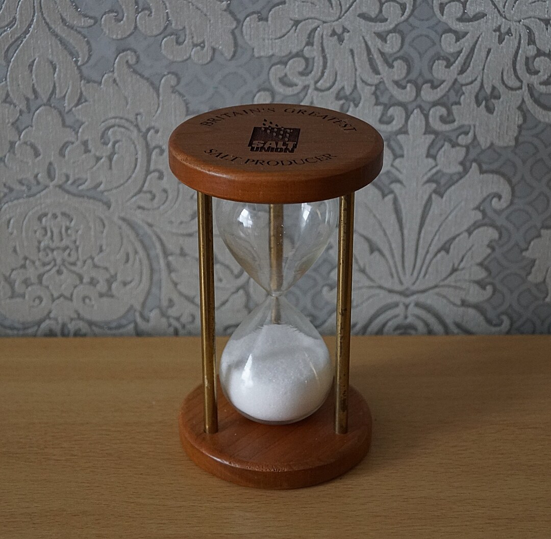 Vintage Wooden Hourglass Egg Timer Vintage Sandglass Etsy UK