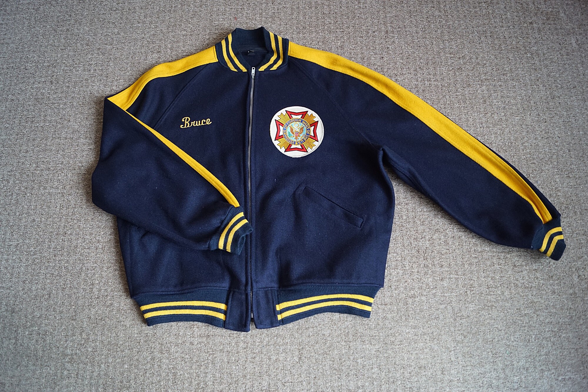 Image of American Style Vintage Jacket Size M, Traditional Varsity & Letterman Bomber