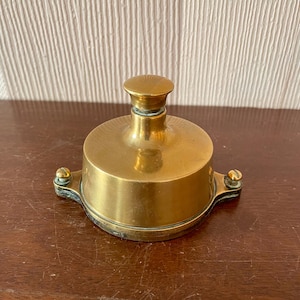 Vintage Electric Doorbell Button – Working – Bakelite & Brass – Industrial Style.