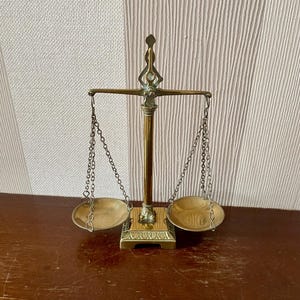 ヴィンテージ真鍮製正義の天秤 - ヴィンテージ真鍮製天秤。 - Etsy 日本