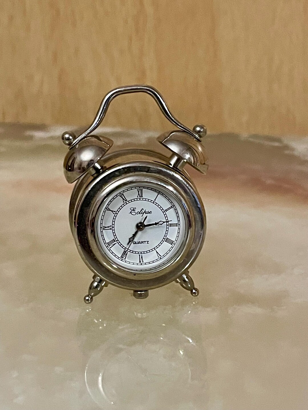 Vintage Miniature Quartz Clock, Vintage Desk Clock Good Working. - Etsy