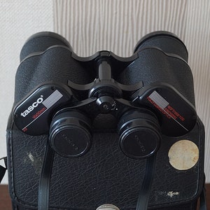 Vintage Binoculars Tasco 16x50, Field, Opera, Theatre, Racing Binoculars. Black Case.