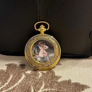 Angel Pocket Watch - Etsy UK display picture 3