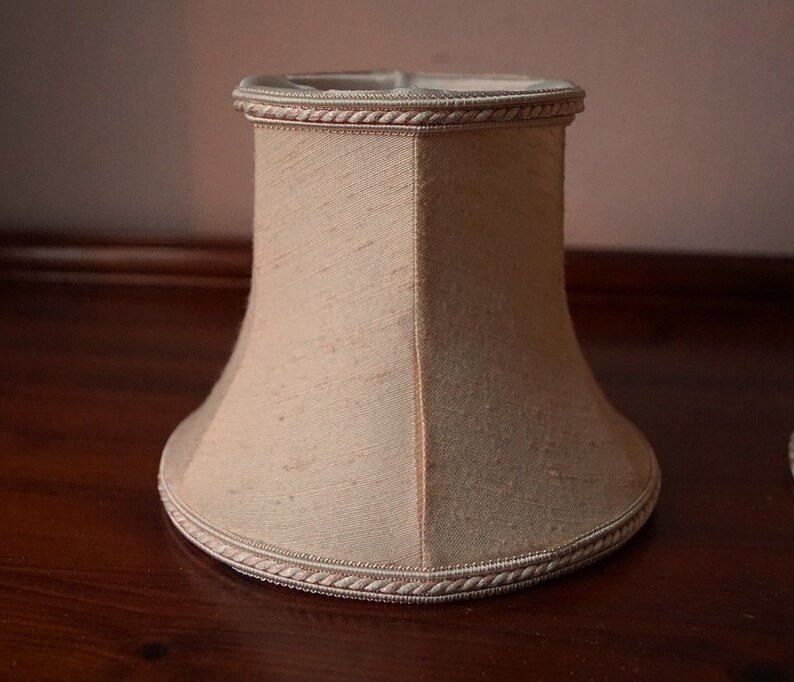 2 Vintage small chandelier lamp shades clip on lamp shades. Etsy