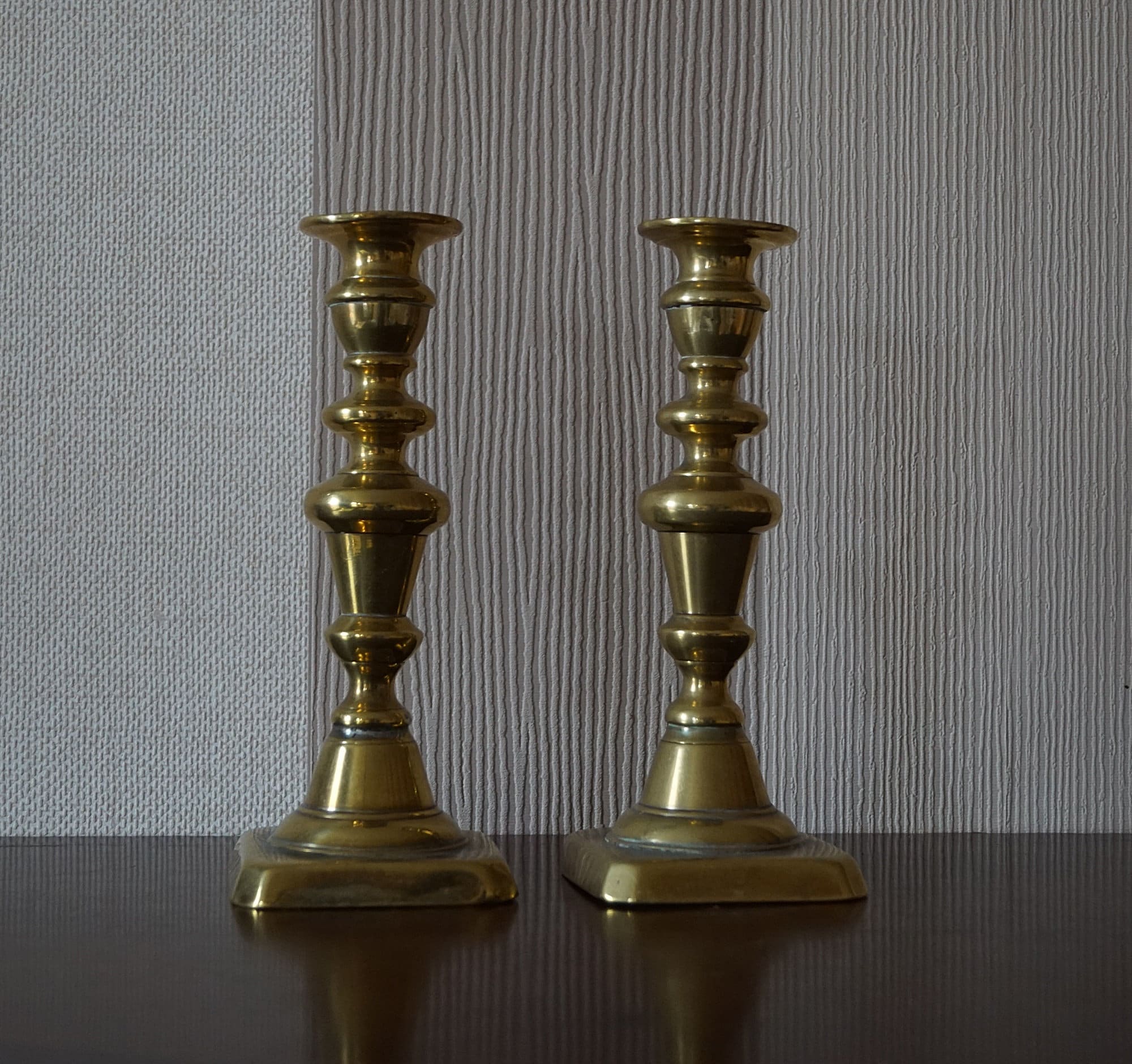 Brass and Iron Candle Holders – Mar Y Sol