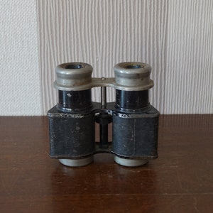 Antique Metal Binoculars, Vintage Opera, Theatre, Racing Binoculars.