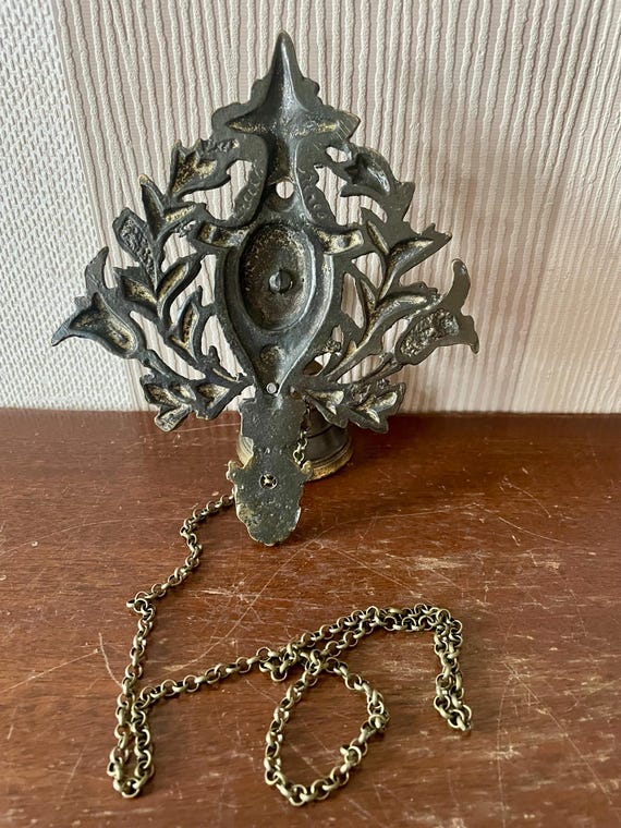 ビンテージの真鍮製ドアベル - 機械式ドアベル、正常に動作します