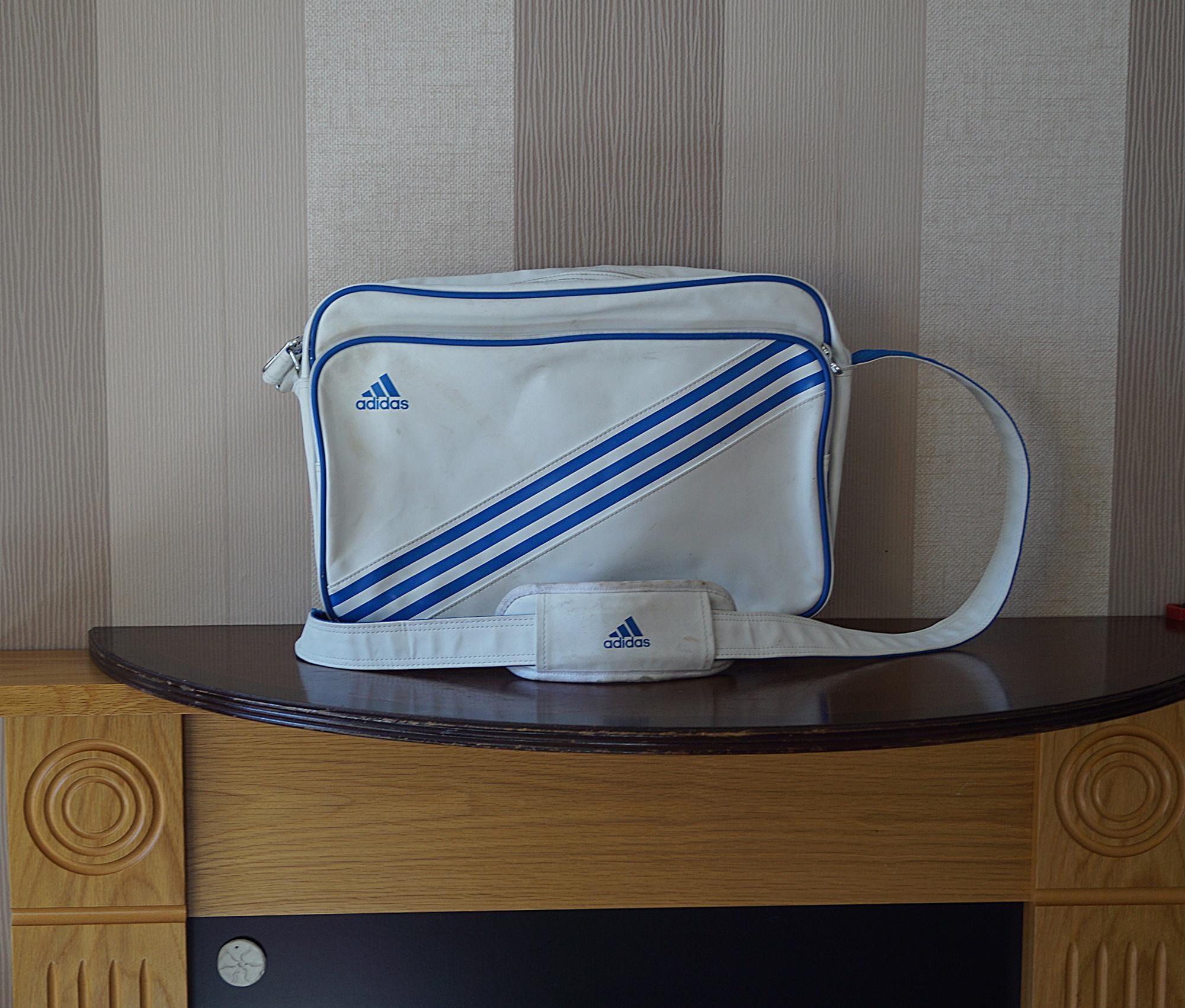adidas デサント 日本製 80s ヴィンテージ ショルダーバッグ
