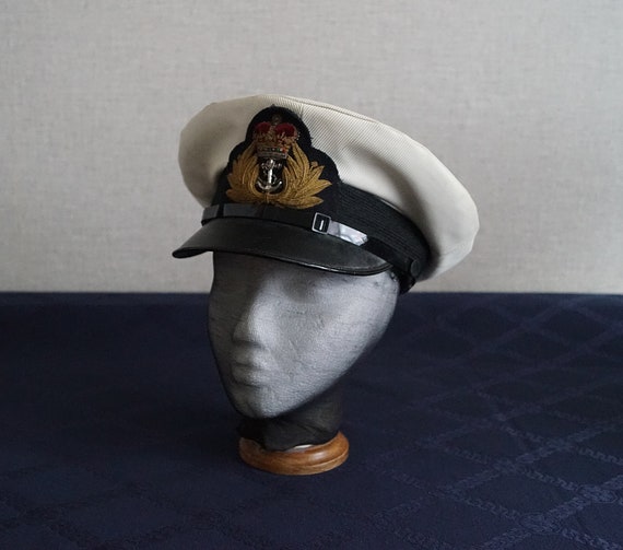 Vintage Royal Navy Officers Hat Army 