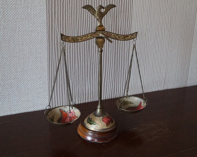 Vintage Brass Scales of Justice Vintage Balance Scale. Etsy