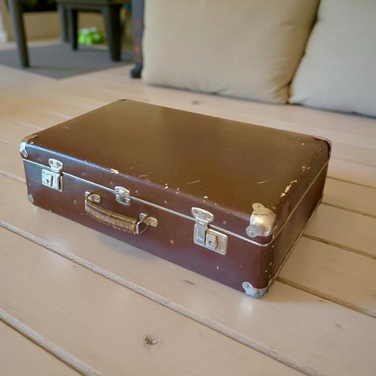 Valise Cheney extensible - Made in England UK vintage