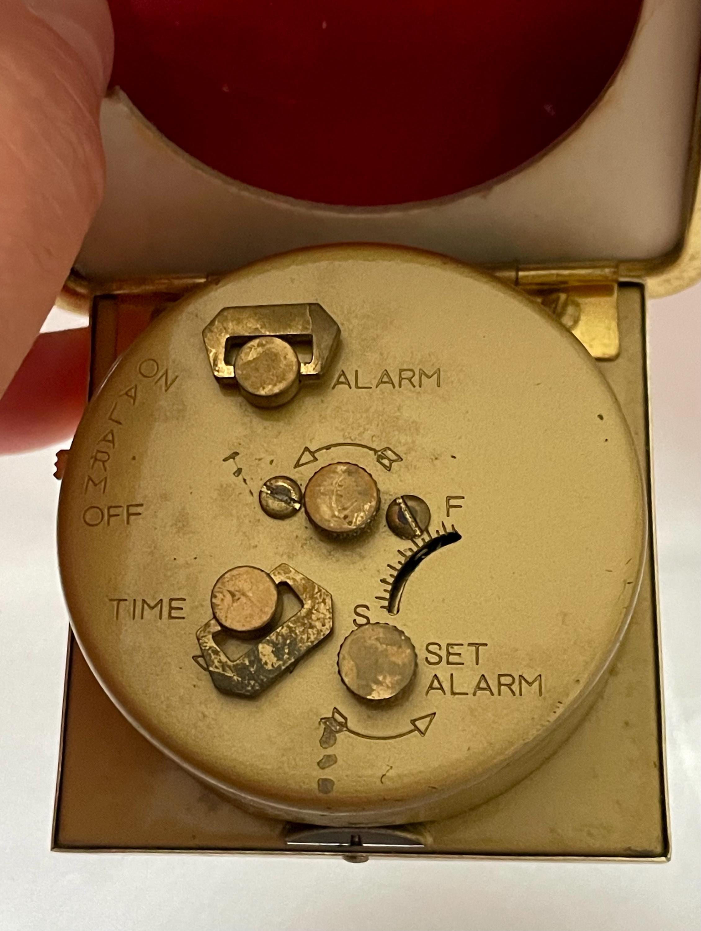 Vintage Time Master Folding Travel Alarm Clock – Vintage Style