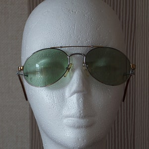Vintage 90s Bugatti sunglasses made in France, size 55-17.