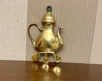 Vintage Brass Wall Hook.