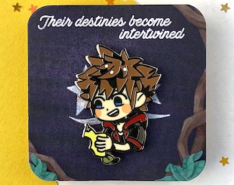 Pin de esmalte de Kingdom Hearts de Sora