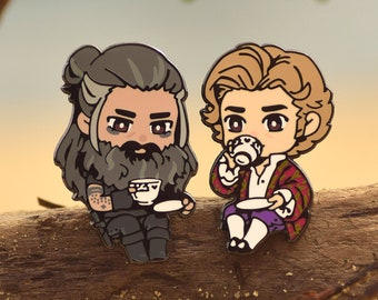 Our Flag Means Death Stede & Ed Enamel Pin Set