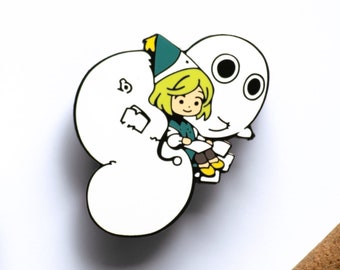 Coco & Brush Buddy Enamel Pin