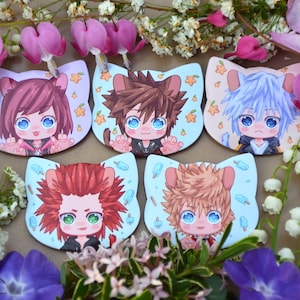 Kingdom Hearts Cat Pin Buttons