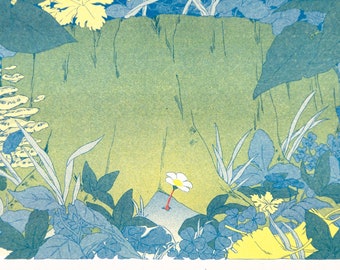 Impresión risográfica de Pikmin