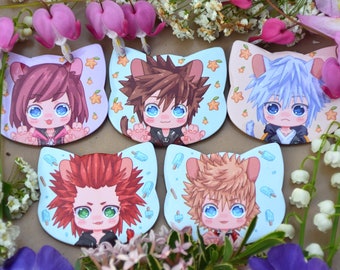 Kingdom Hearts Cat Pin Buttons