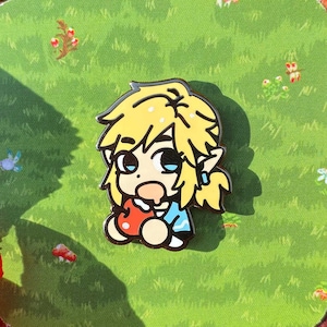 Link Lunchtime Breath of the Wild Enamel Pin
