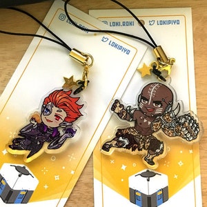 Overwatch Tank Heroes Charms