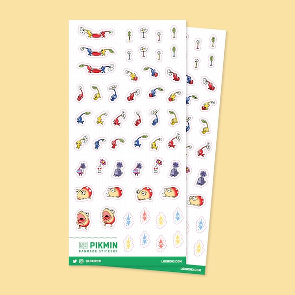 Pikmin Sticker Sheet