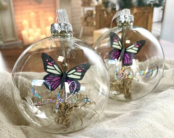 Swiftie gifts - Taylor Swift ornament - Personalized butterfly ornaments for girls - TS fan birthday gift