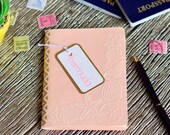 Bermuda | Personalized journal | Beach wedding | Beach bridesmaid | Honeymoon journal | Travel journal | Pink gold | Pastel wedding favor