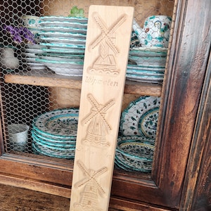 Vintage Wood Mold~Dutch Windmills Mold~Kitchen Wall Decor