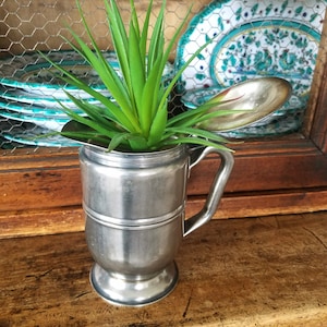 Vintage Hilton Hotel Silver Tea Pot~HILTON HOTEL Silver Plate~Hotelware~Silver Tea/Coffee Pot~Individual Teapot~Flower Vase~JewelsandMetals
