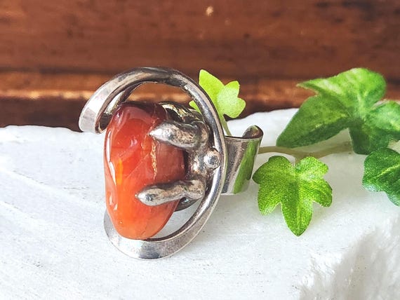 Boho Statement Ring Denmark, Size 7-7.5 - image 2