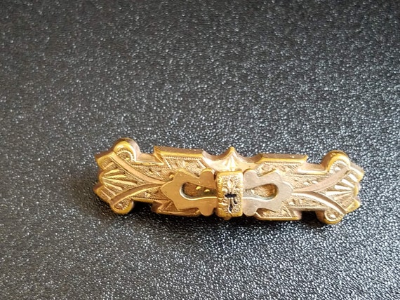 Victorian Bar Pin~Antique Brooch/Pendant~1900s Vi… - image 7