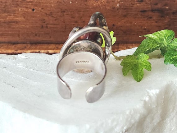 Boho Statement Ring Denmark, Size 7-7.5 - image 3